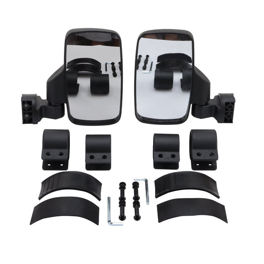 1.75"–2" UTV Side View Mirrors for Polaris RZR Can-Am Arctic Cat – 2 Pack