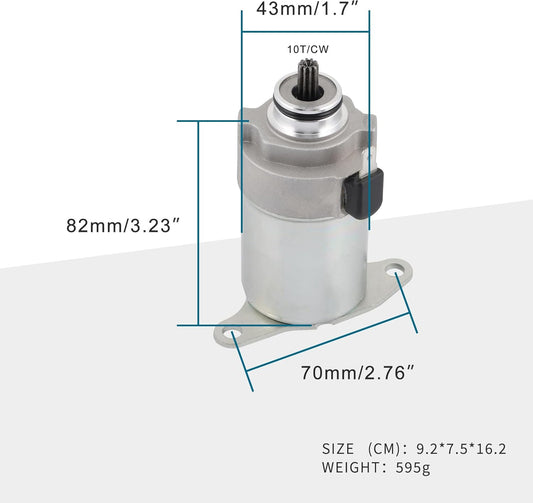 10T CW Starter Motor for MIO-50 SYM-50 OEM 31200-A1A-000 31200-AWA-000