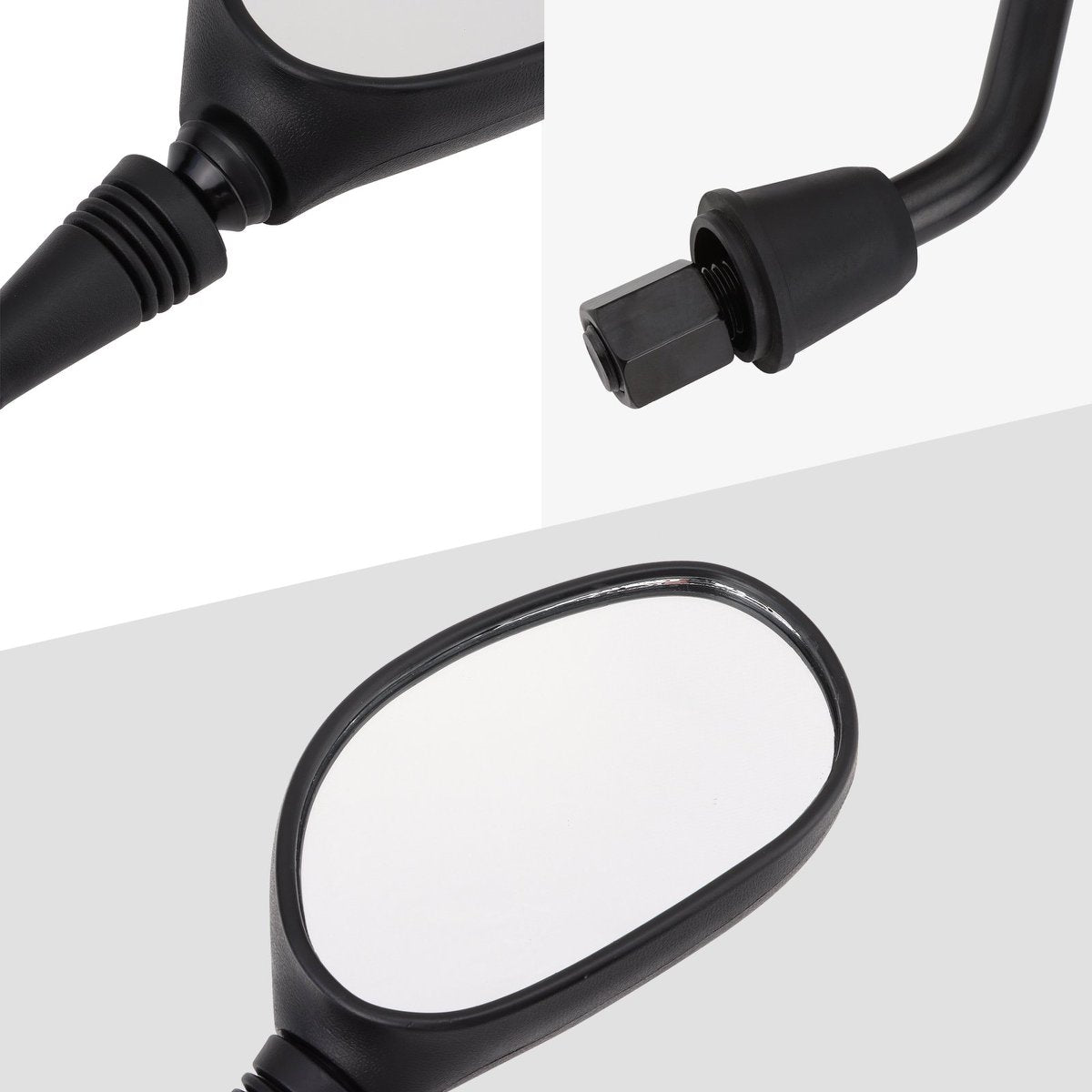 10mm Universal Rear View Mirror Set for ATV Scooter Dirt Bike – 2 Pack