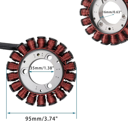 Magneto Stator for Honda TRX300 TRX300FW FourTrax 300 1988–2000 | OEM 31120-HC4-003 / 31120-HC4-750
