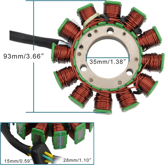 Bobine de stator d'allumage GOOFIT 12 pôles pour Hyosung GT250 GV250 2002-2010