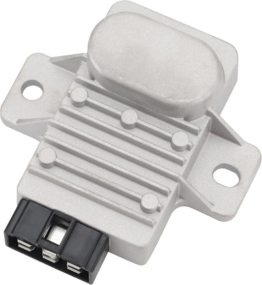 Motorcycle regulator rectifier for Honda NXR150 Bros, silver with black connector