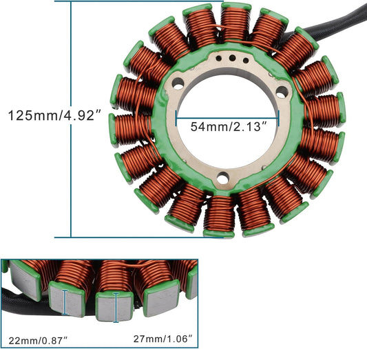 GOOFIT 18 Spulen Stator für Polaris Ranger RZR Sportsman 570-1000 2012-2018 Magneto