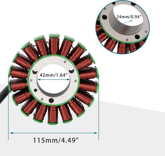 Stator GOOFIT 18 bobines pour Can-Am Outlander Renegade Maverick 800R 2013-2018 Magnéto