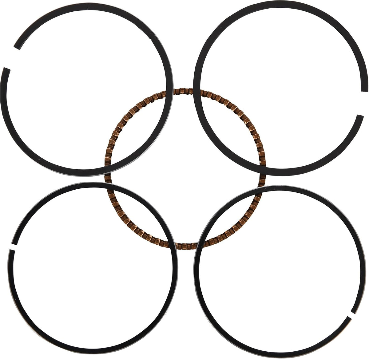 47mm Piston Ring Kit for 70cc 90cc 4-Stroke Horizontal Engine ATV Pit Bike