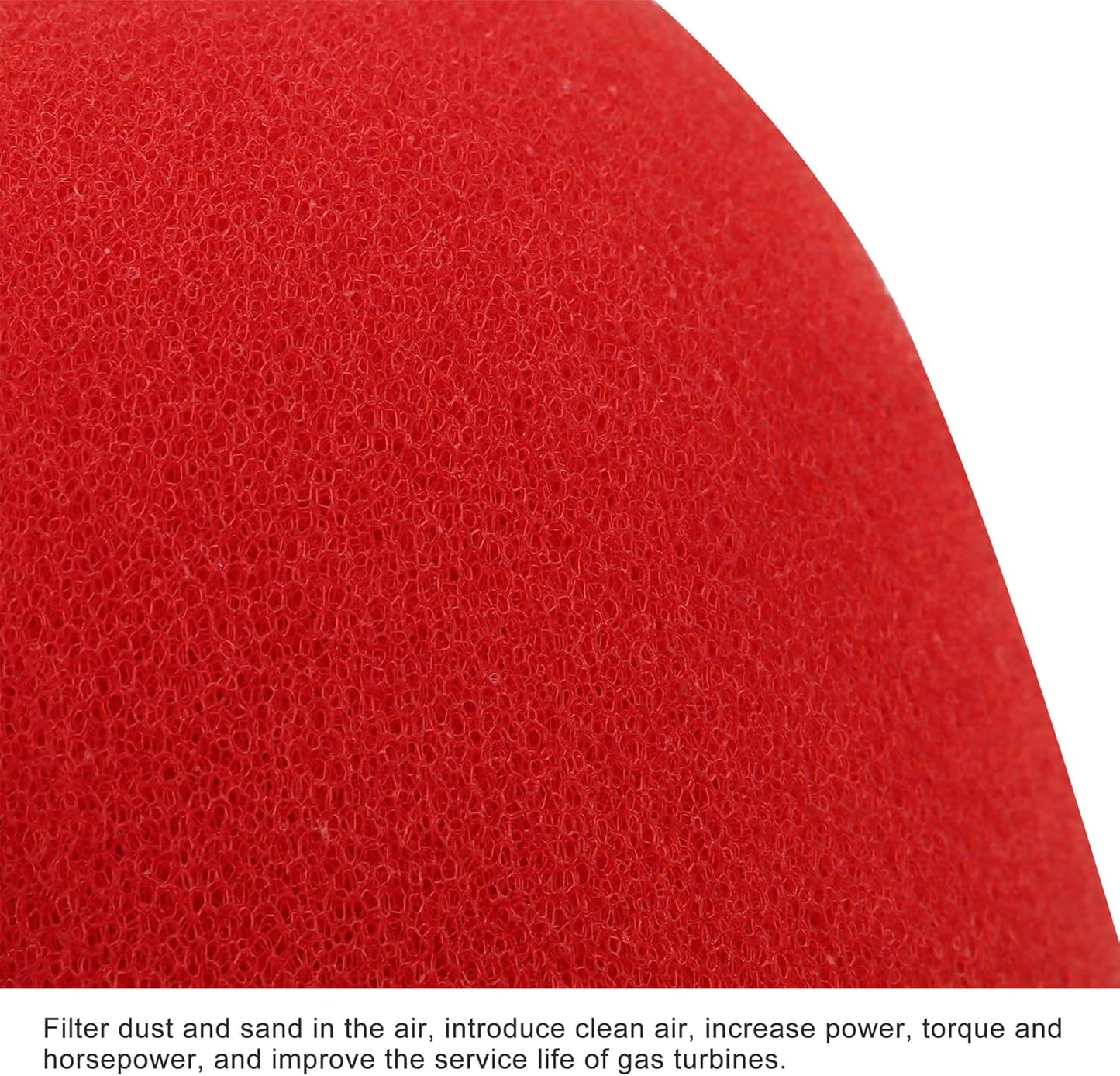 54mm Red Foam Air Filter for 2-Stroke Pocket Bike, Mini Moto & Scooter