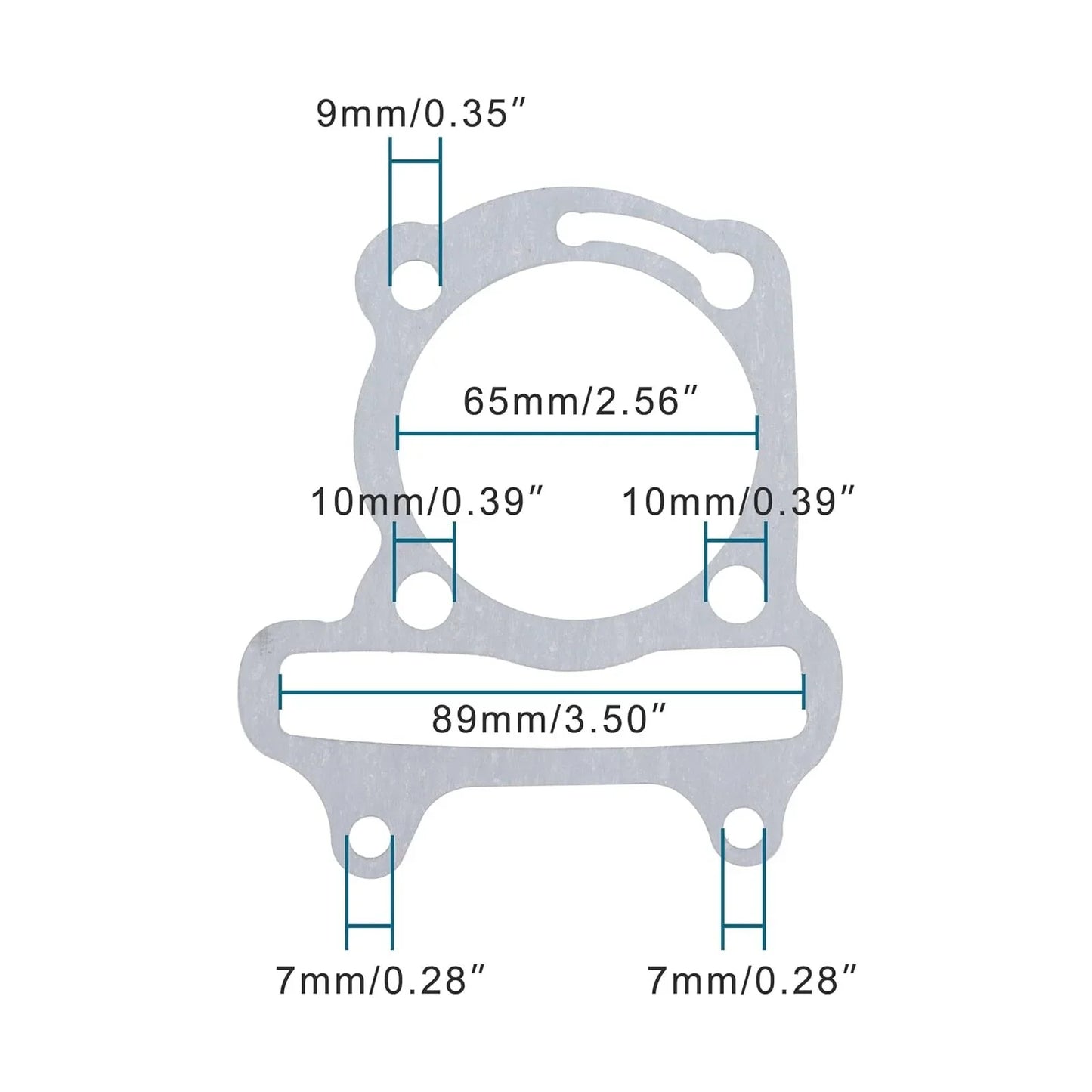 57.4mm Cylinder Head Gasket Set for GY6 150cc 4-Stroke Scooter ATV Go Kart - goofitmoto