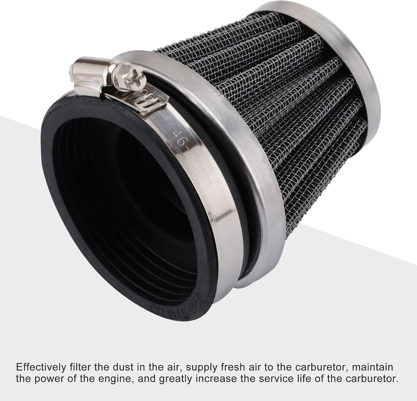 58mm Air Filter for 50cc–250cc GY6 ATV Scooter Go Kart Dirt Bike