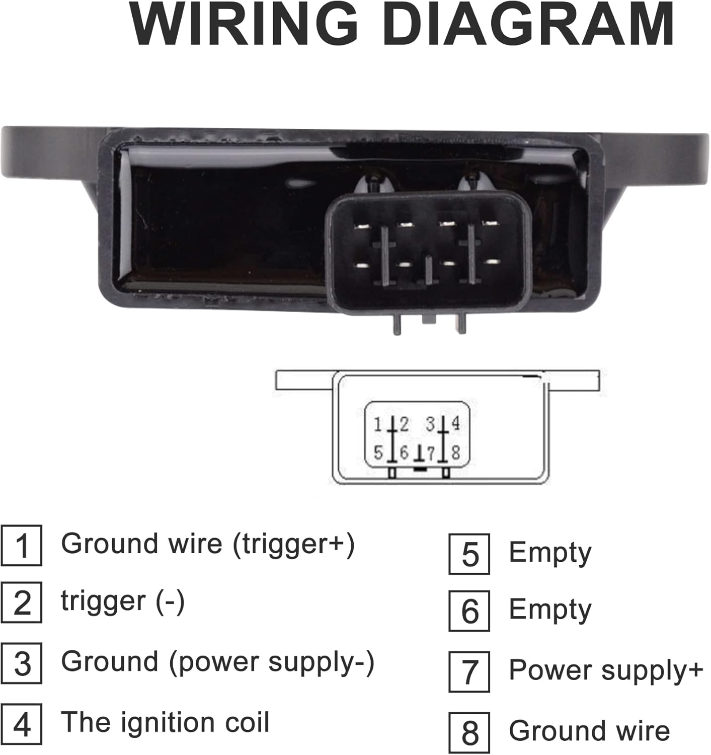 GOOFIT 8 Pins CDI Box Ignition Replacement for 250cc 260cc 300cc Roketa Xingyue Scooter ATV