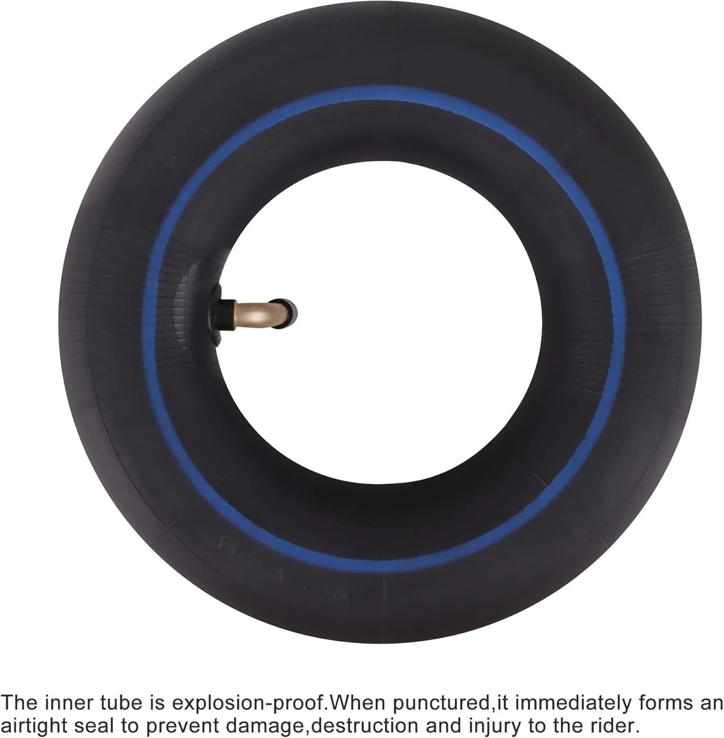 2.80/2.50-4 Heavy-Duty Inner Tubes with TR87 Bent Valve | 2-Pack - goofitmoto