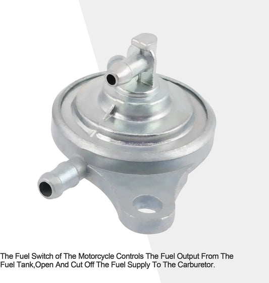 Vacuum Fuel Pump Valve Petcock for GY6 50cc–150cc ATV Scooter Go Kart - goofitmoto