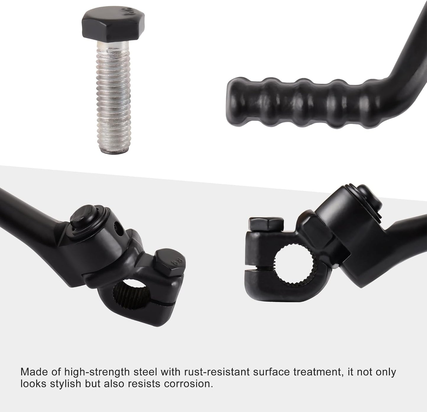 GOOFIT 13mm Kick Starter Lever Replacement for 50cc 70cc 90cc 110cc 125cc Engine Pit Dirt Bike Motorcycle YX SSR XR50 CRF50 Thumpstar Atomik Parts Black