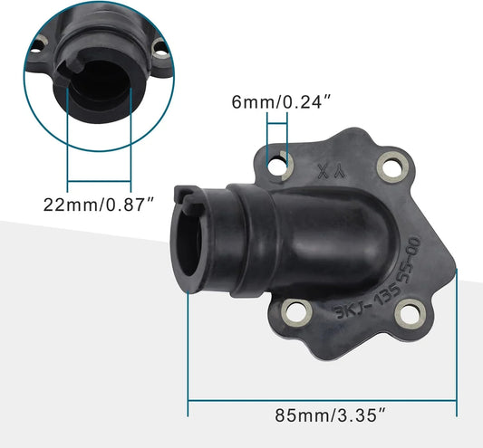 Intake Manifold & Reed Valve Set for Minarelli 2-Stroke 49cc 50cc Jog Zuma Scooter - goofitmoto