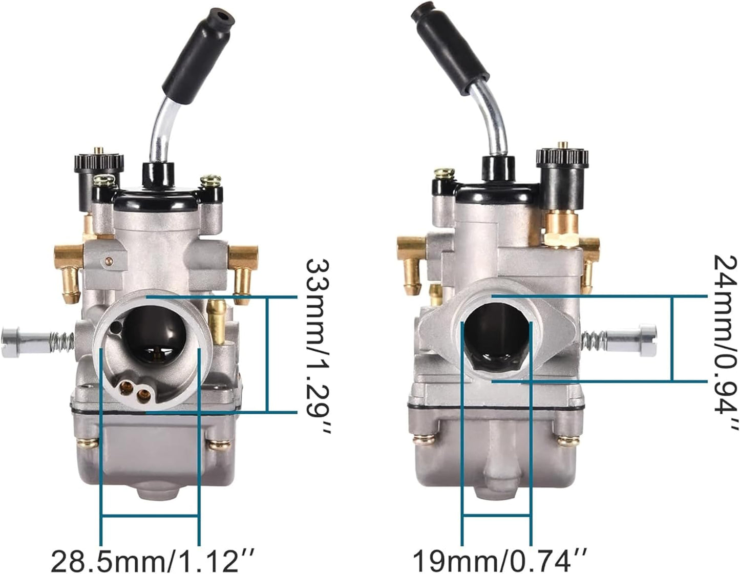 GOOFIT 19mm Carburetor Accessory Replacement for SX 50 SX50 SX 50 SX PRO 50CC 2001-2008 Dirt Bike Motorcycle