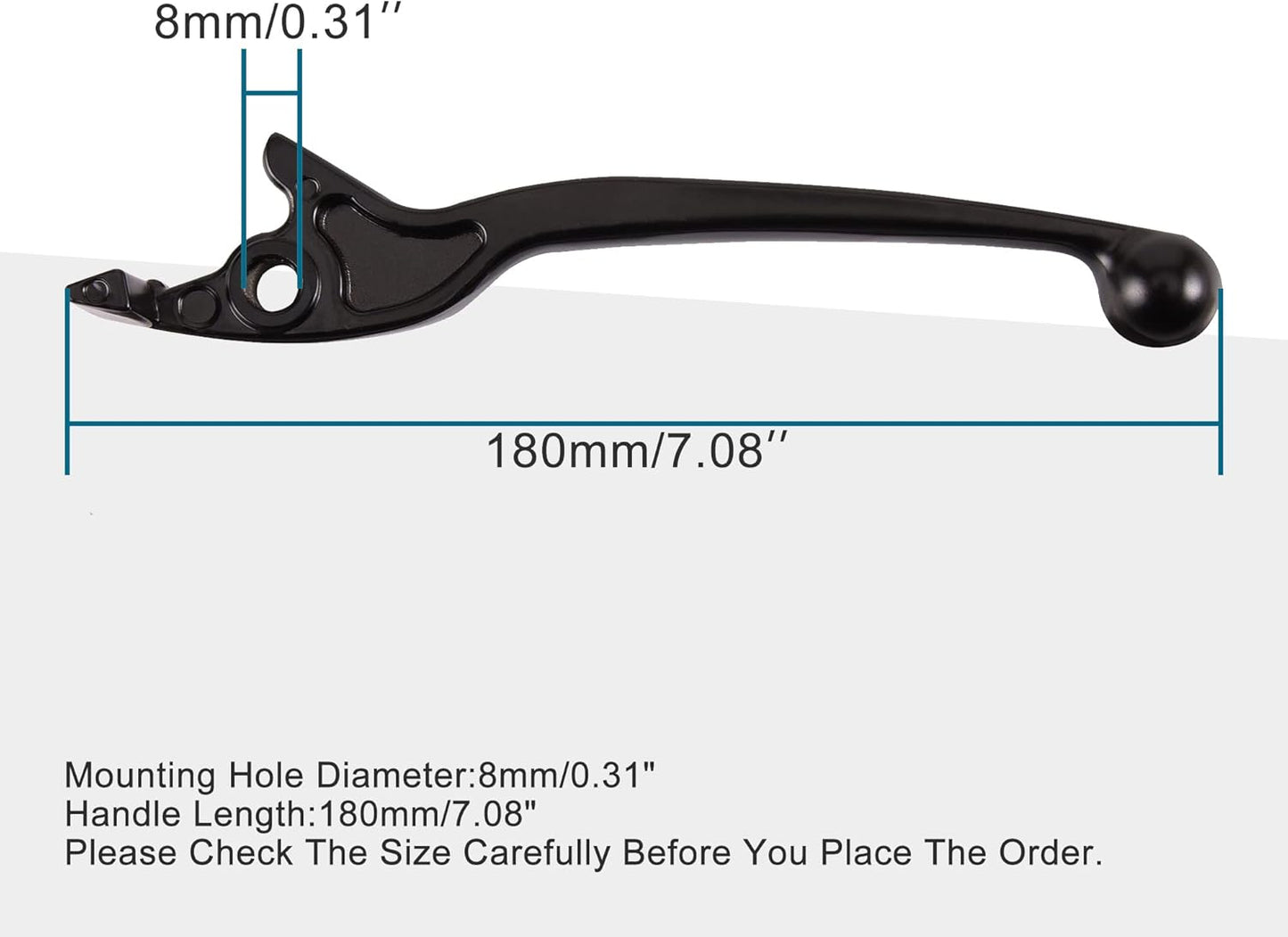 GOOFIT Big Right Lever for 110cc 125cc 150cc 200cc 250cc Taotao Rok Dirt Pit Bike