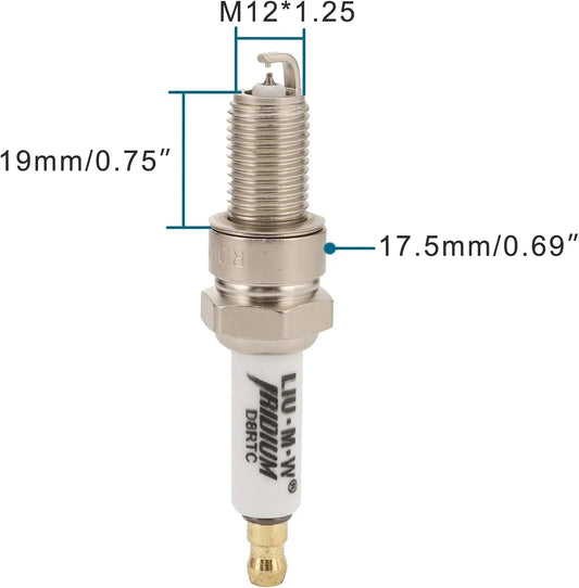 D8RTC Spark Plug for 125cc–250cc EFI ATV UTV Quad Dirt Bike - goofitmoto