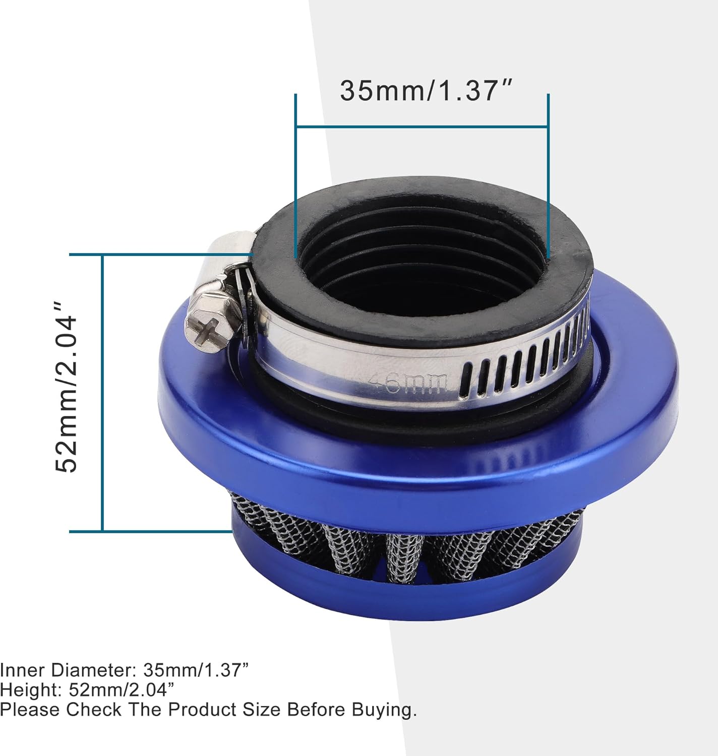 GOOFIT 35mm Air Filter for 50cc 70cc 90cc 110cc 125cc ATV Dirt Bike Go Kart