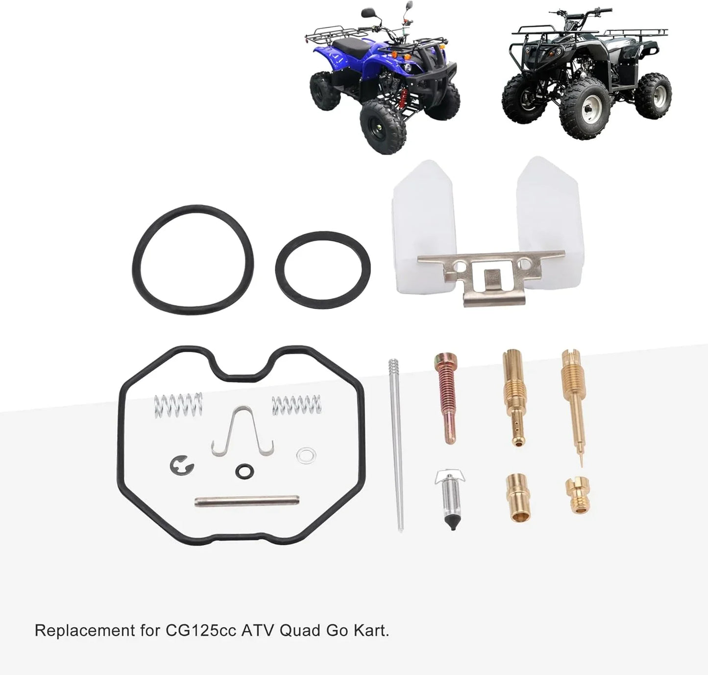 PZ26 Carburetor Rebuild Kit for CG125cc ATV Quad Go Kart - goofitmoto