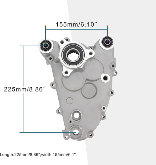 Right Side Crankcase Clutch Cover with Gasket for GY6 Scooter - goofitmoto