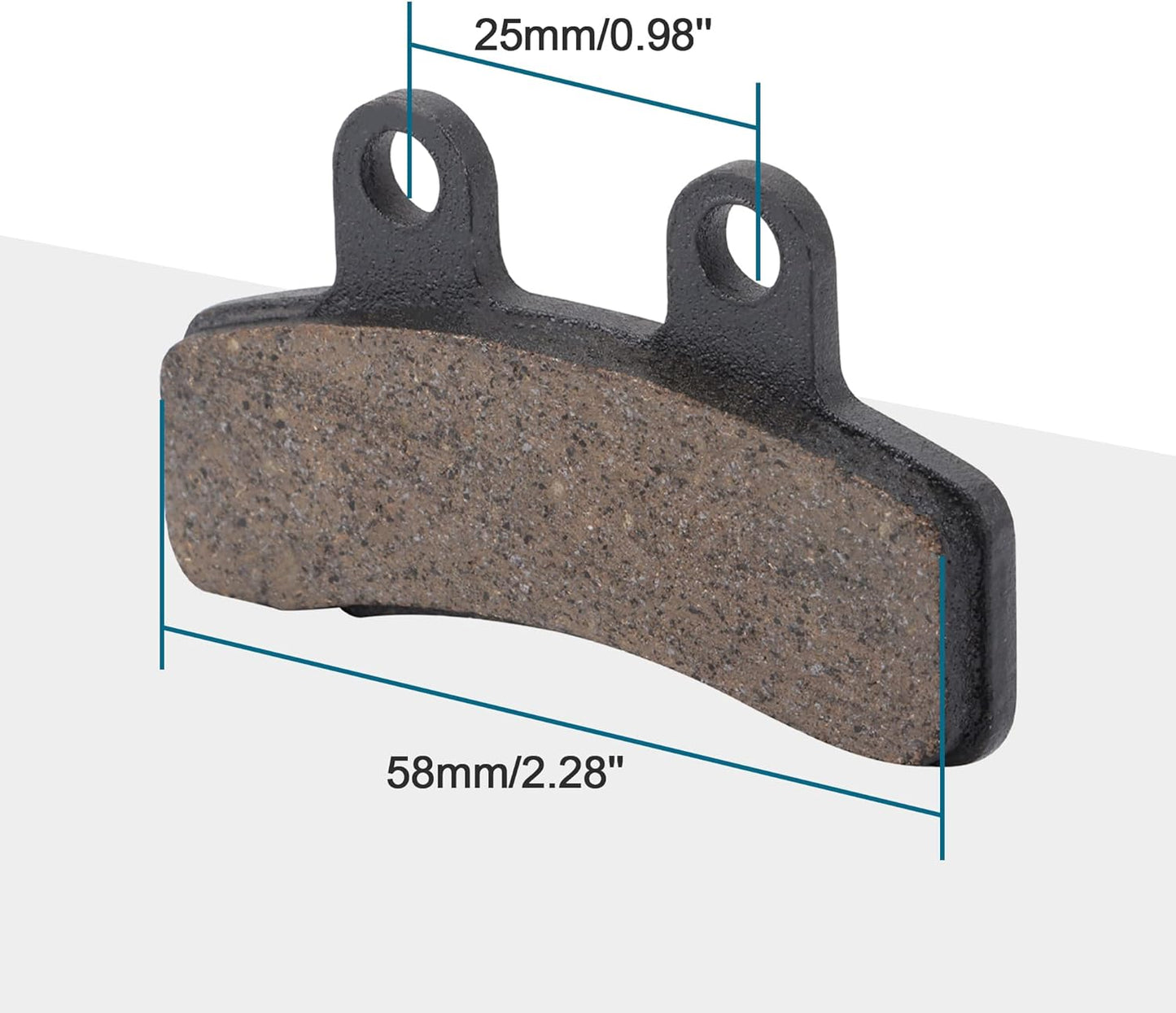 GOOFIT 2 Pair Disc Brake Pad Set Replacement for 70cc 110cc 125cc Apollo Taotao SSR SDG Coolster Dirt Pit Bike