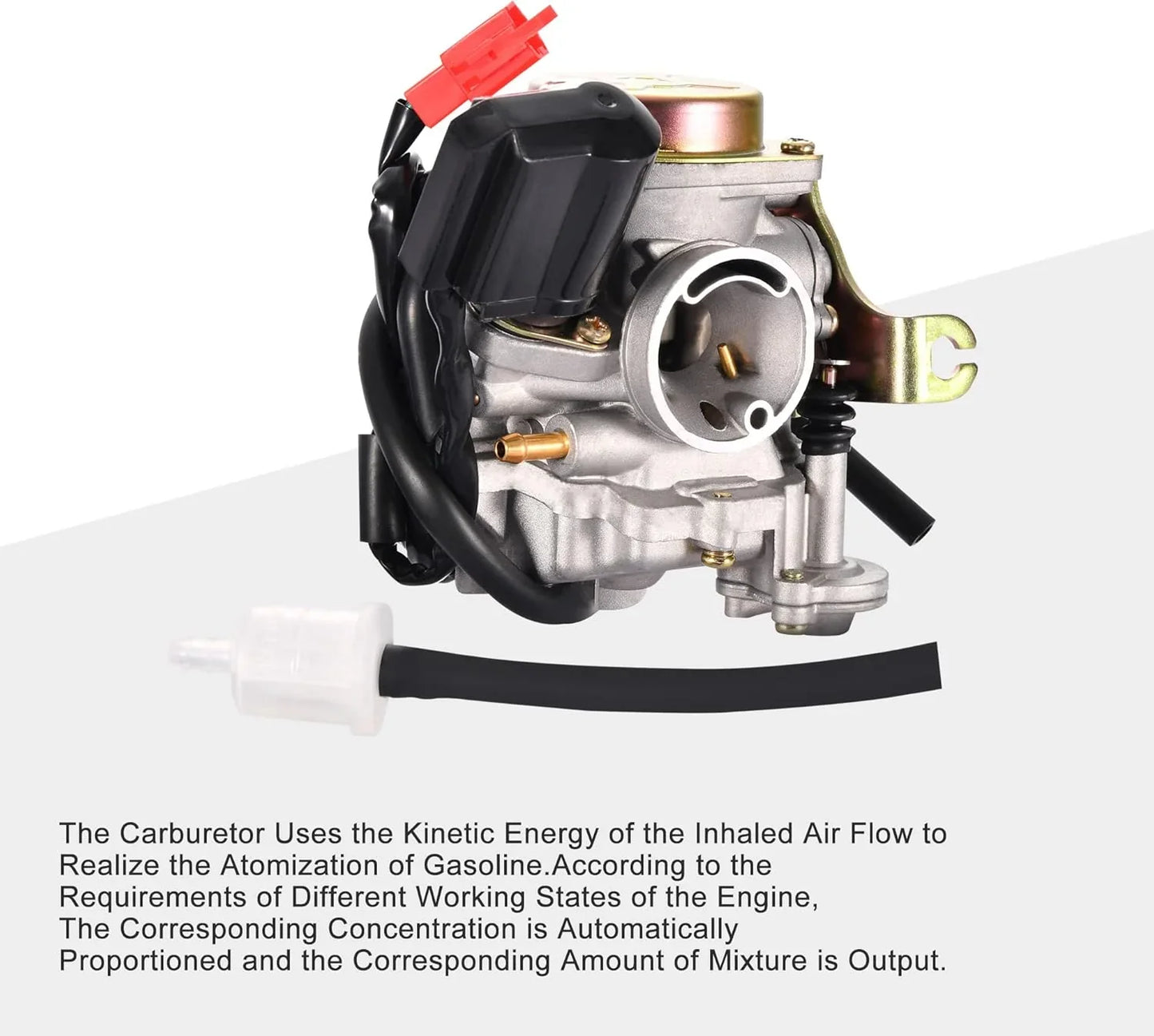 Carburetor PD18J with Electric Choke for 4-Stroke GY6 49cc 50cc Chinese Scooter 139QMB - goofitmoto