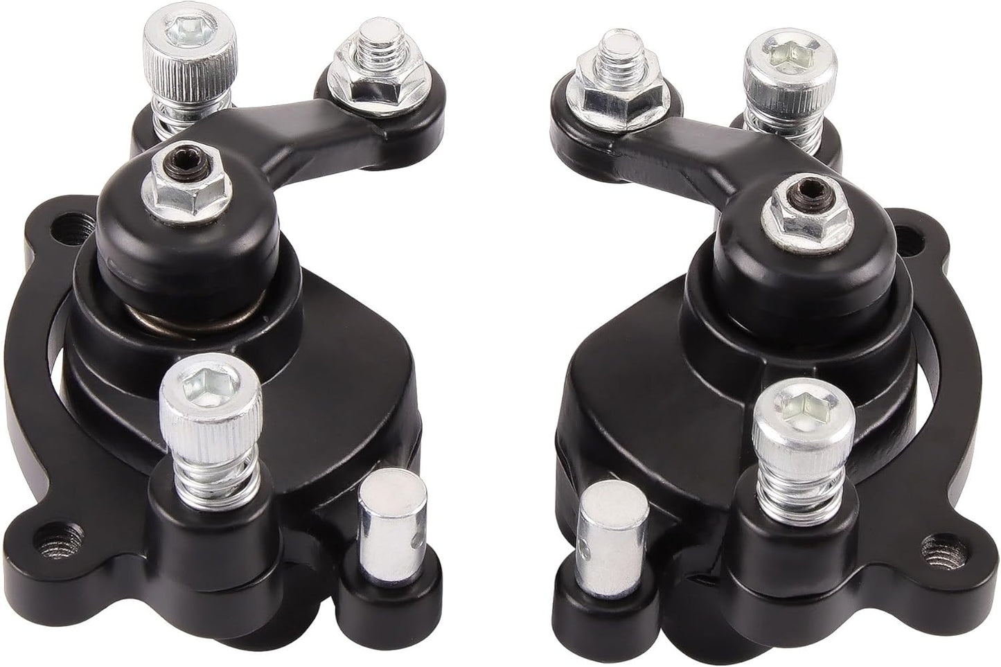 GOOFIT 2pcs Front and Rear Disc Brake Caliper for 47cc 49cc 2stroke Pocket Bike Mini Dirt Bike