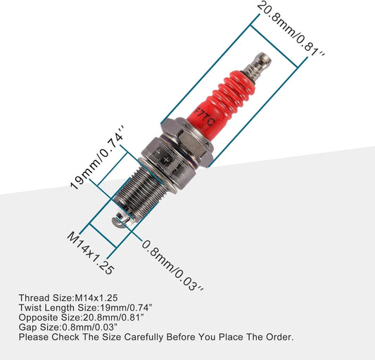 F7TC Spark Plug Replacement for GX120–GX390 Engines - goofitmoto