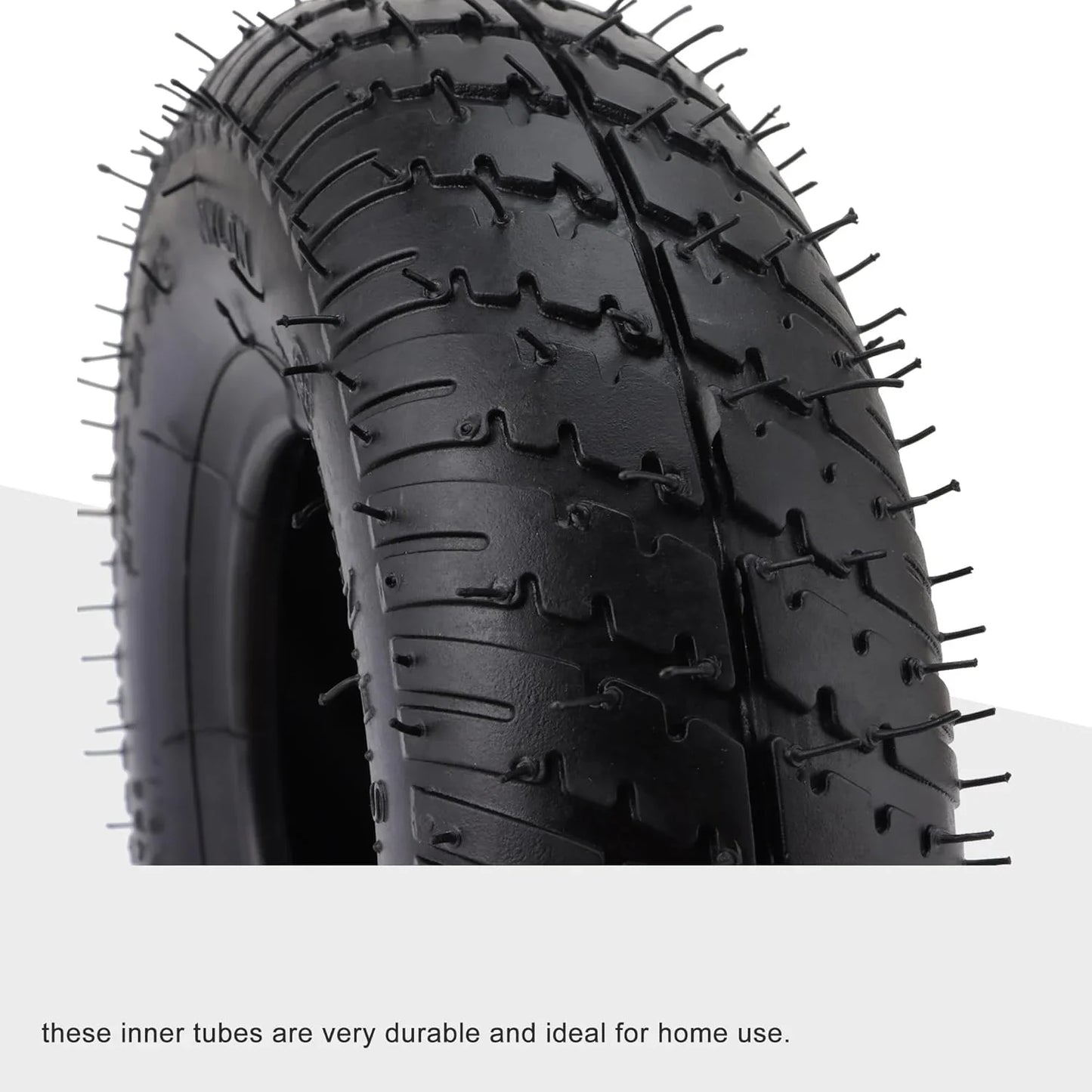 2.80/2.50-4 (8") Premium Pneumatic Tire with TR87 Curved Metal Valve - goofitmoto