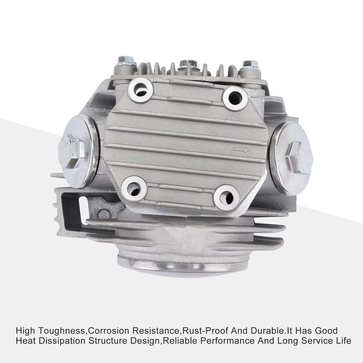 52.4mm Cylinder Head & Piston Rebuild Kit for 4-Stroke 110cc TaoTao ATV Dirt Bike Go Kart - goofitmoto