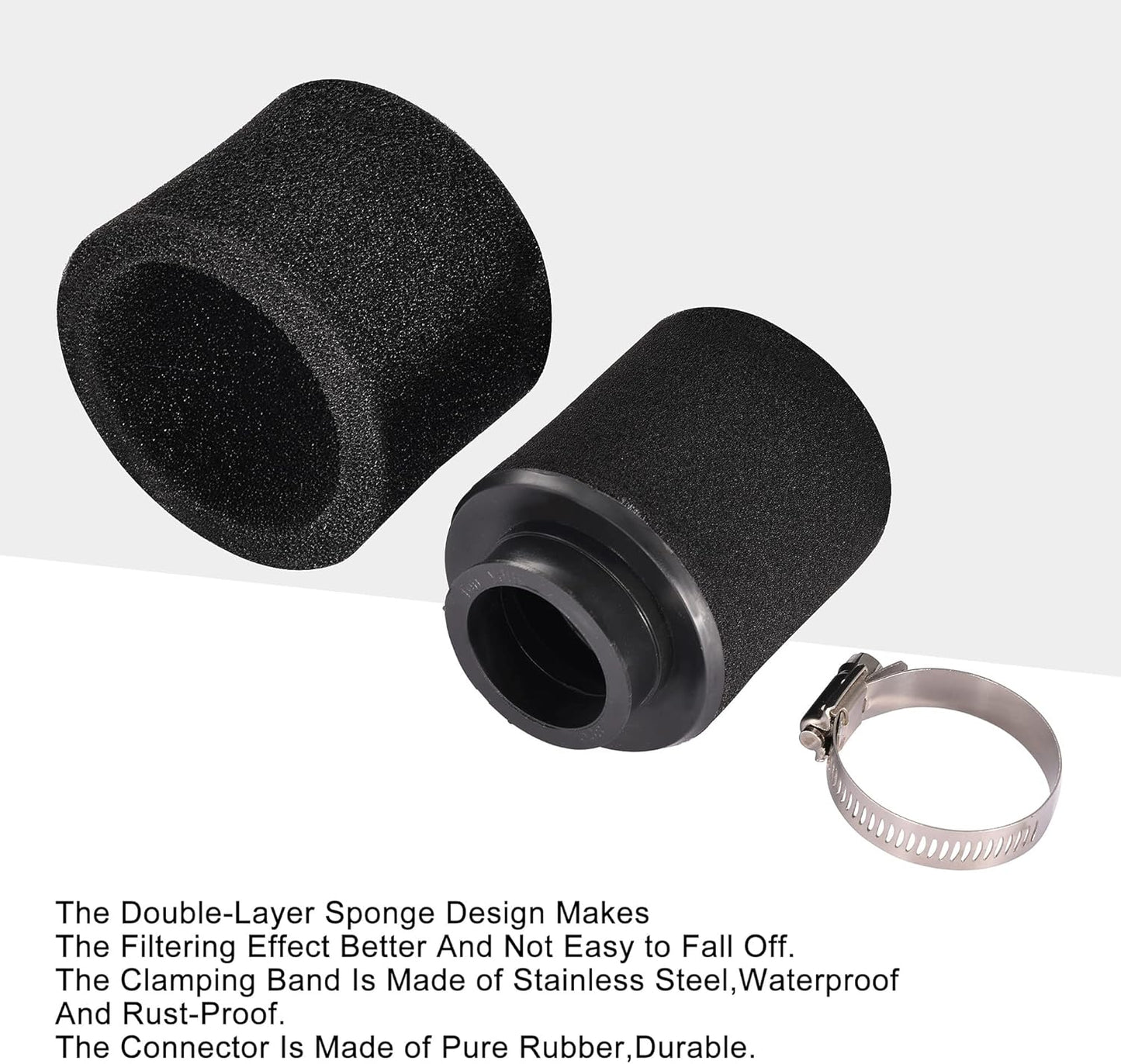 GOOFIT 38mm Air Filter for ATV Quad Dirt Bike Pit Bike Scooter Go Kart