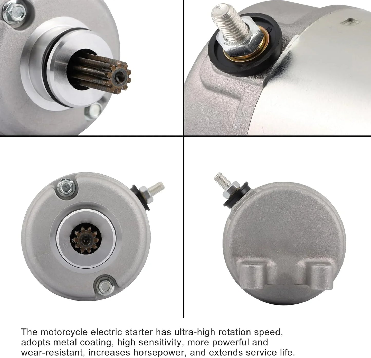 Starter Motor for Kawasaki Ninja ZX-6 (1990–1993), ZZR600 (1990–1992) | OEM 21163-1154 - goofitmoto