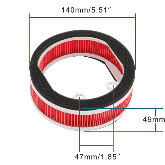 Air Filter For YAMAHA SMAX155 HW125 HW150 XENTER Majesty-S125 XC125R