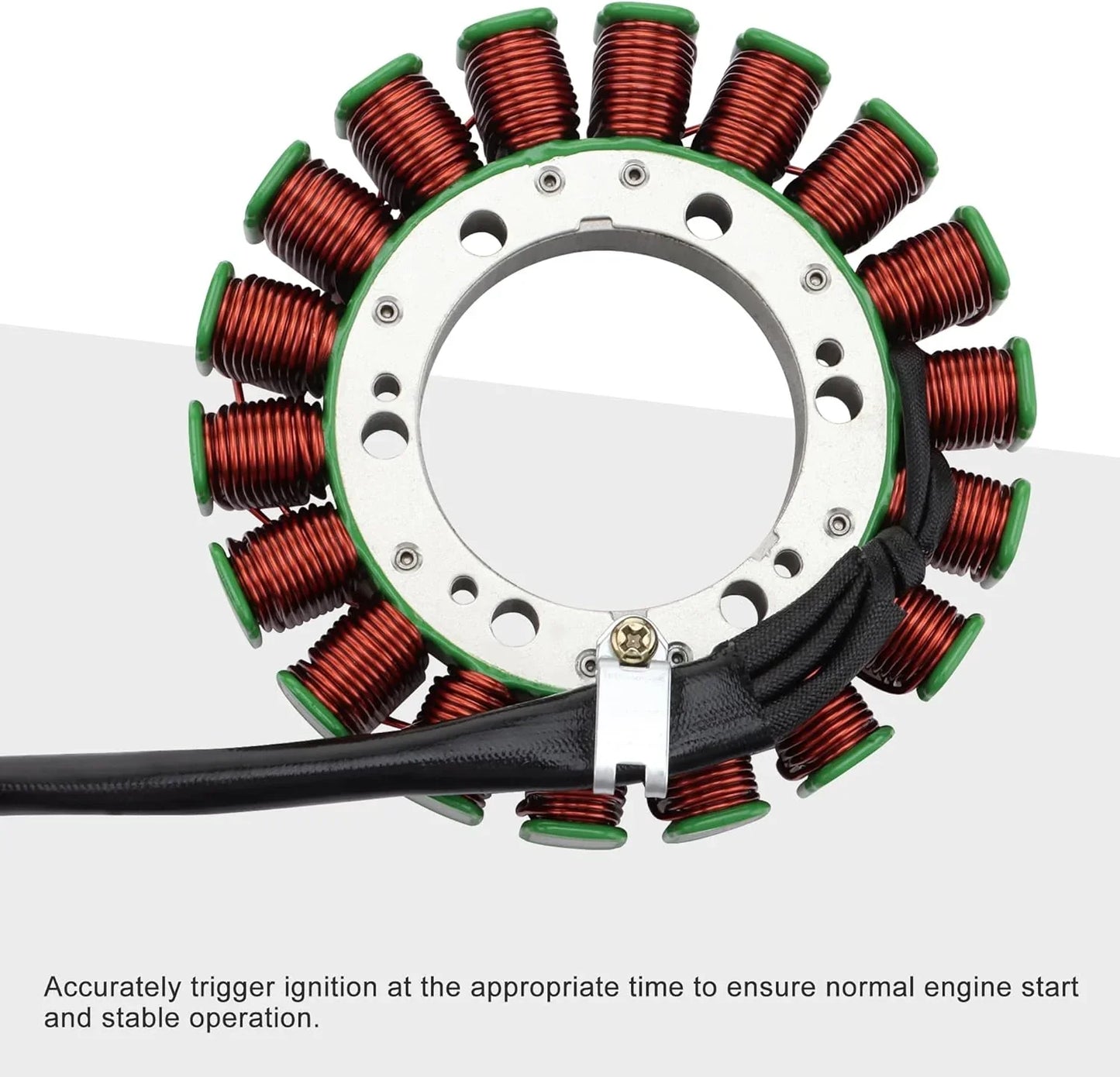 Stator replacement part with copper coils for Arctic Cat 700 Suzuki King Quad 700 750