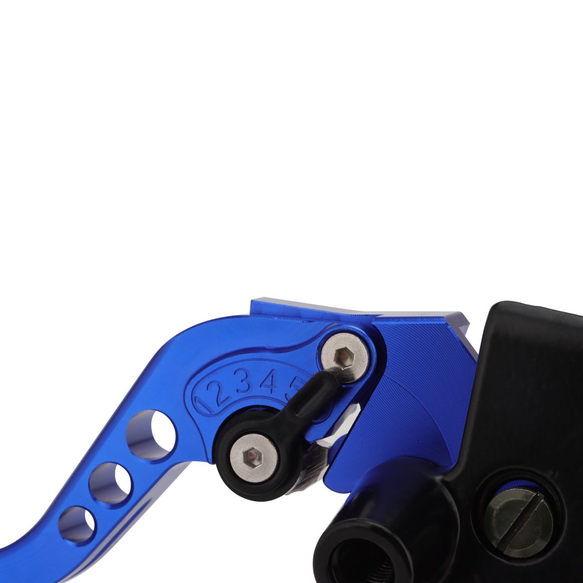 Blue 22mm CNC Brake Clutch Lever Set with Twist Throttle Grips for Motorcycle ATV
