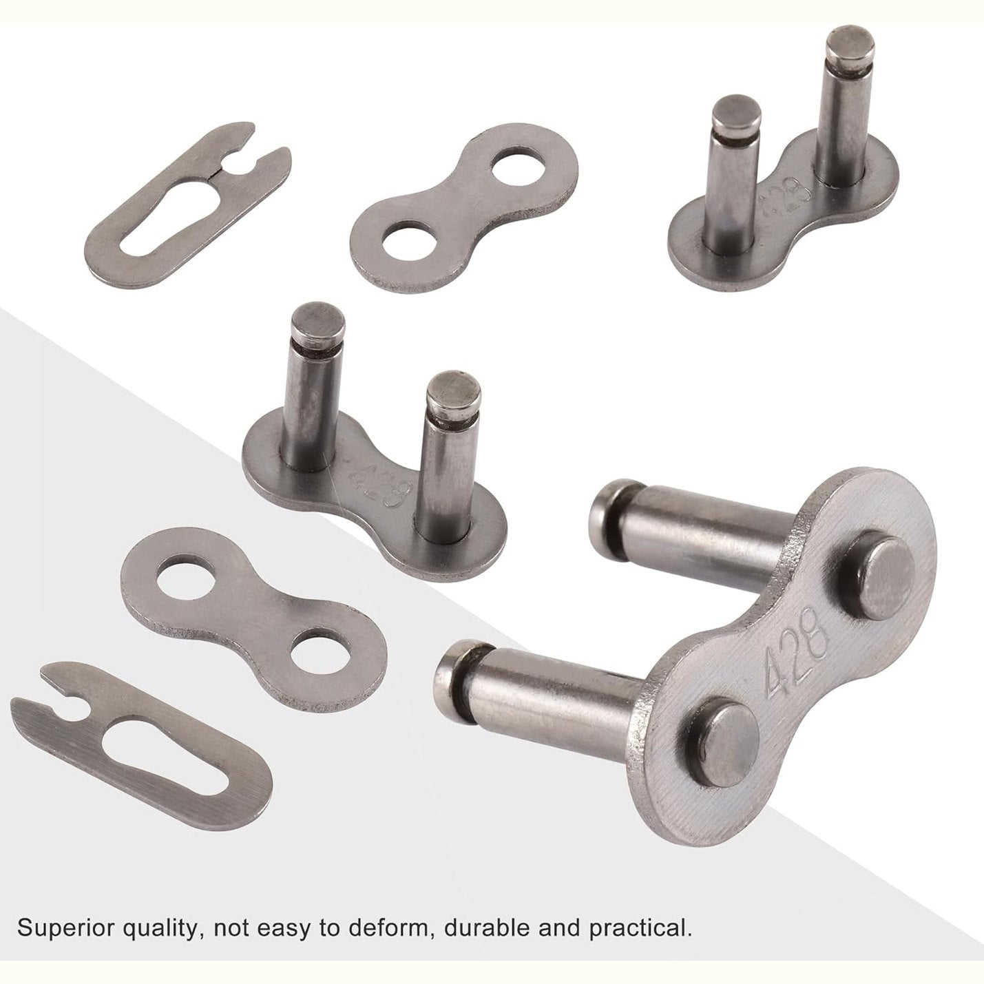 GOOFIT 428 Chain Master Link Replacement for Motorcycle 4 Wheeler ATV Quad Dirt Bike Go Kart 1 Pcs