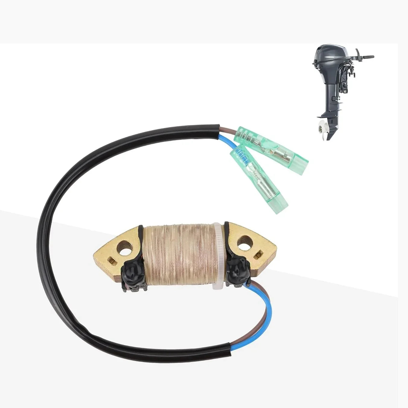 Charge Coil for Yamaha 6HP F6 8HP F8 9.9HP F9.9 Outboards | 68T-85520-00 - goofitmoto