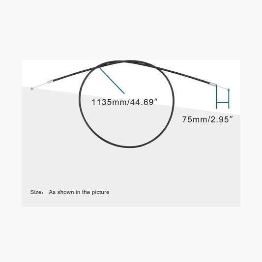 44.7" Universal Remote Choke Cable for 50cc–250cc TaoTao, Sunl, Kazuma ATV - goofitmoto