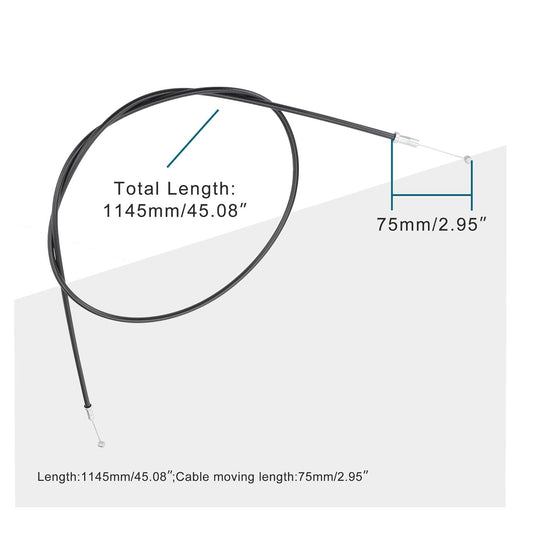 GOOFIT 45.08" Choke Cable Replacement for 150cc 200cc Air-Cooled Eagine ATV Motorcycle