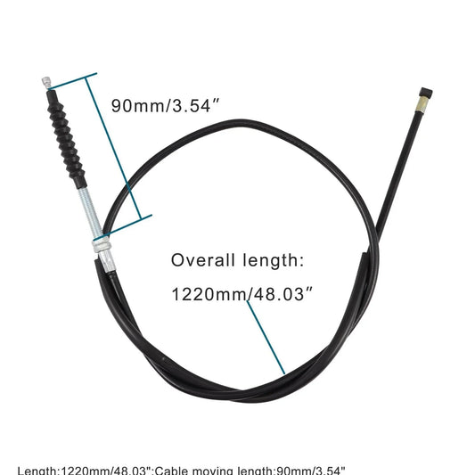 48.03" Clutch Cable for 150cc, 200cc, & 250cc Air-Cooled ATV & Dirt Bike | 1220mm - goofitmoto