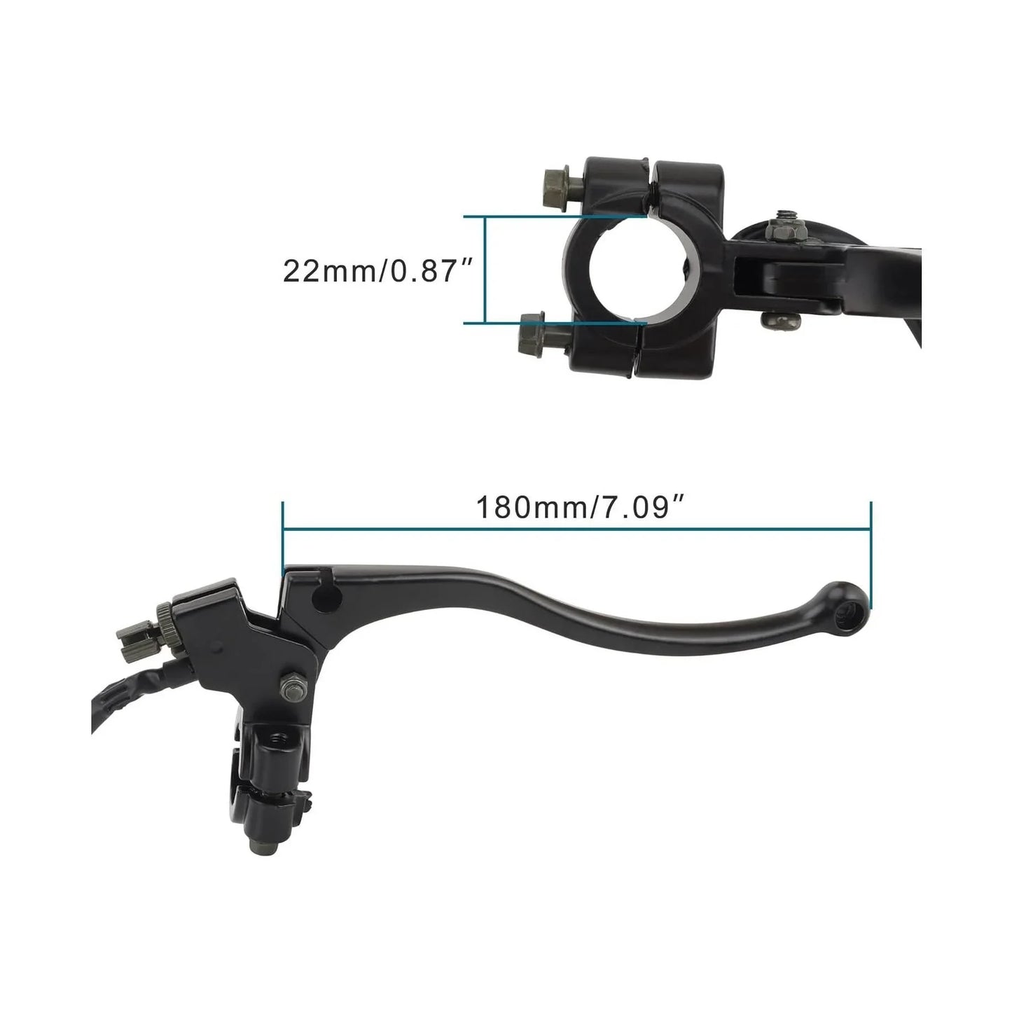 180mm Left Clutch Lever for 150cc 200cc 250cc Chinese Dirt Pit Bike - goofitmoto