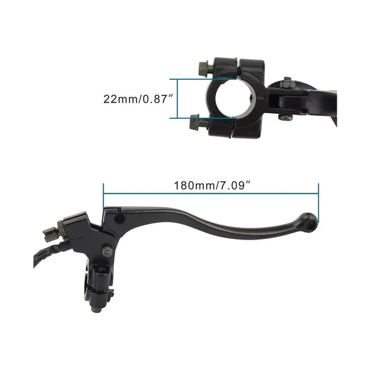 180mm Left Clutch Lever for 150cc 200cc 250cc Chinese Dirt Pit Bike - goofitmoto