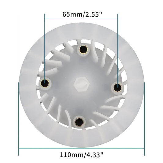Cooling Fan Blade Wheel for GY6 50cc 139QMB Scooter Moped - goofitmoto