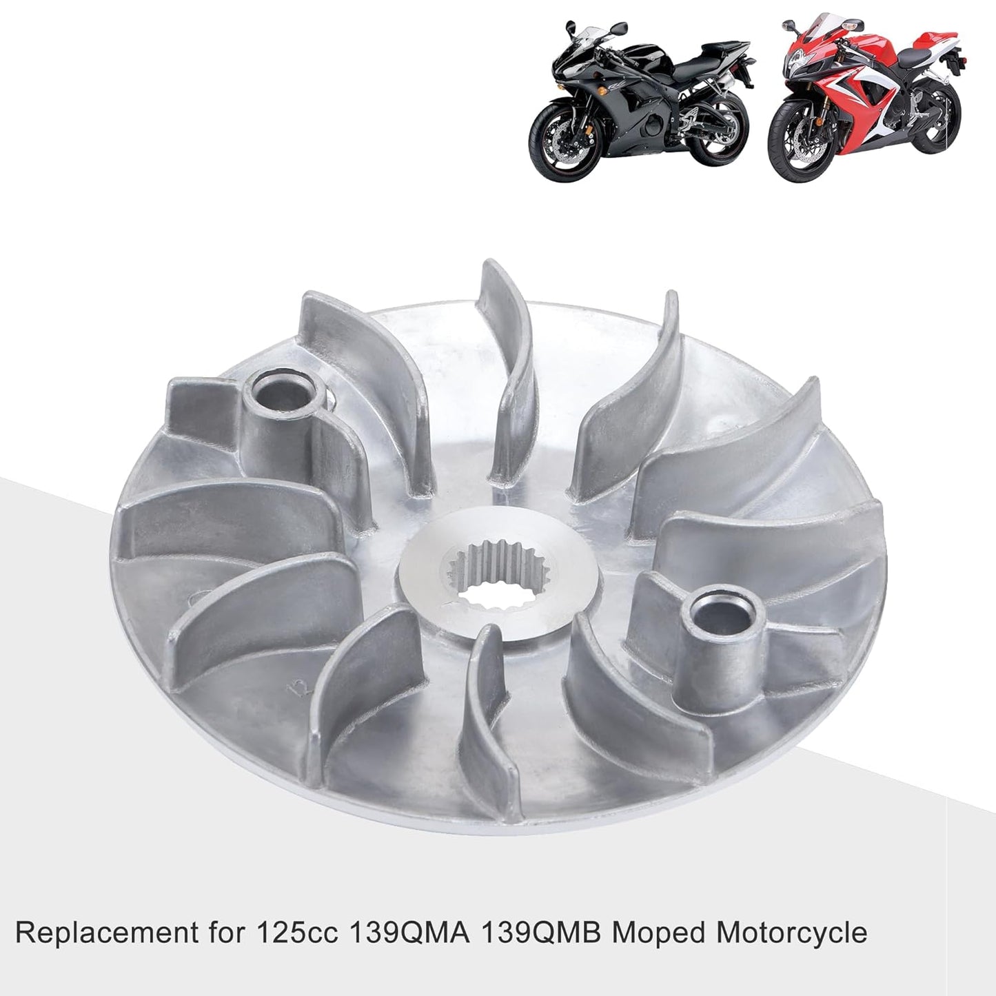 GOOFIT GY5-150 Fan Blade Wheel Replacement for 125cc 139QMA 139QMB Moped Motorcycle