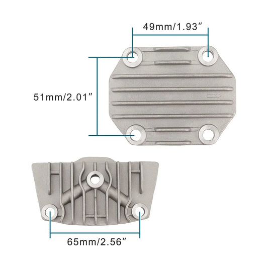 Cylinder Head Cover Set for 70cc 90cc 110cc 4-Stroke Horizontal Engine ATV - goofitmoto