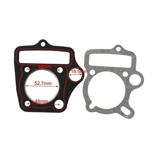 52.7mm Cylinder Head Gasket Set for 70cc 90cc Roketa Kazuma Horizontal Engine ATV - goofitmoto