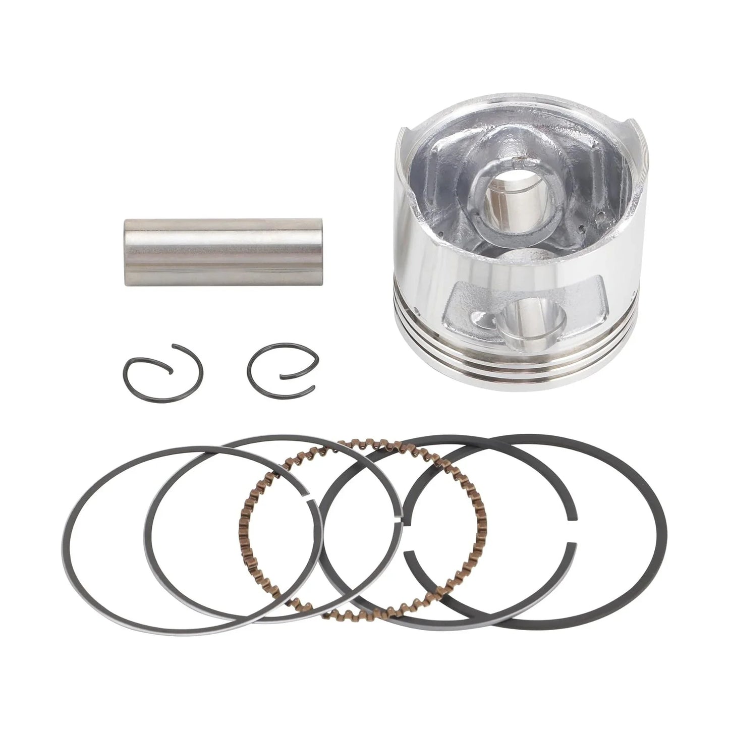 47mm Cylinder Piston Kit (13mm Pin) for 4-Stroke 70cc CRF70 TRX70 ATC70 139QMB Engine - goofitmoto