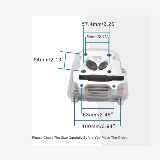Cylinder Kit 57.4mm For 150cc 4stroke GY6 157QMJ Engine