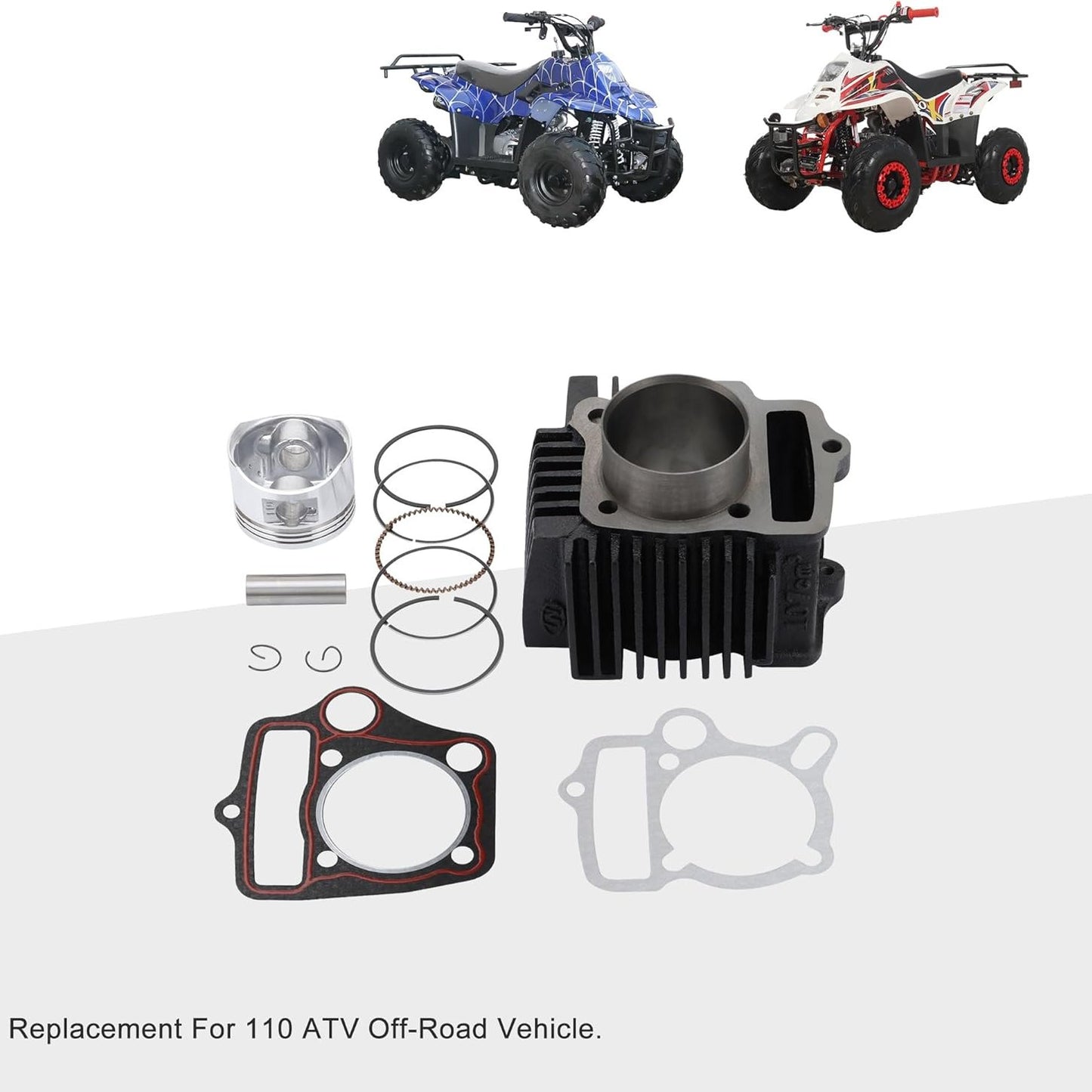 Cylinder Kits 52.4mm for 4 Stroke Chinese TaoTao Coolster ATV 110cc