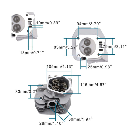 Cylinder Kits For GX340 GX390 11HP 13HP Engine
