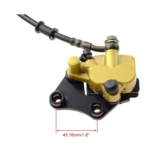 Front Hydraulic Brake Assembly & Brake Pads for 50cc-125cc SSR, TaoTao, Apollo Dirt Pit Bike - goofitmoto